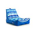 thumbnail image 2 of Big Joe Meash Flotteur de Chaise de Capitaine, Bleu Rayé Flou, 2 of 5
