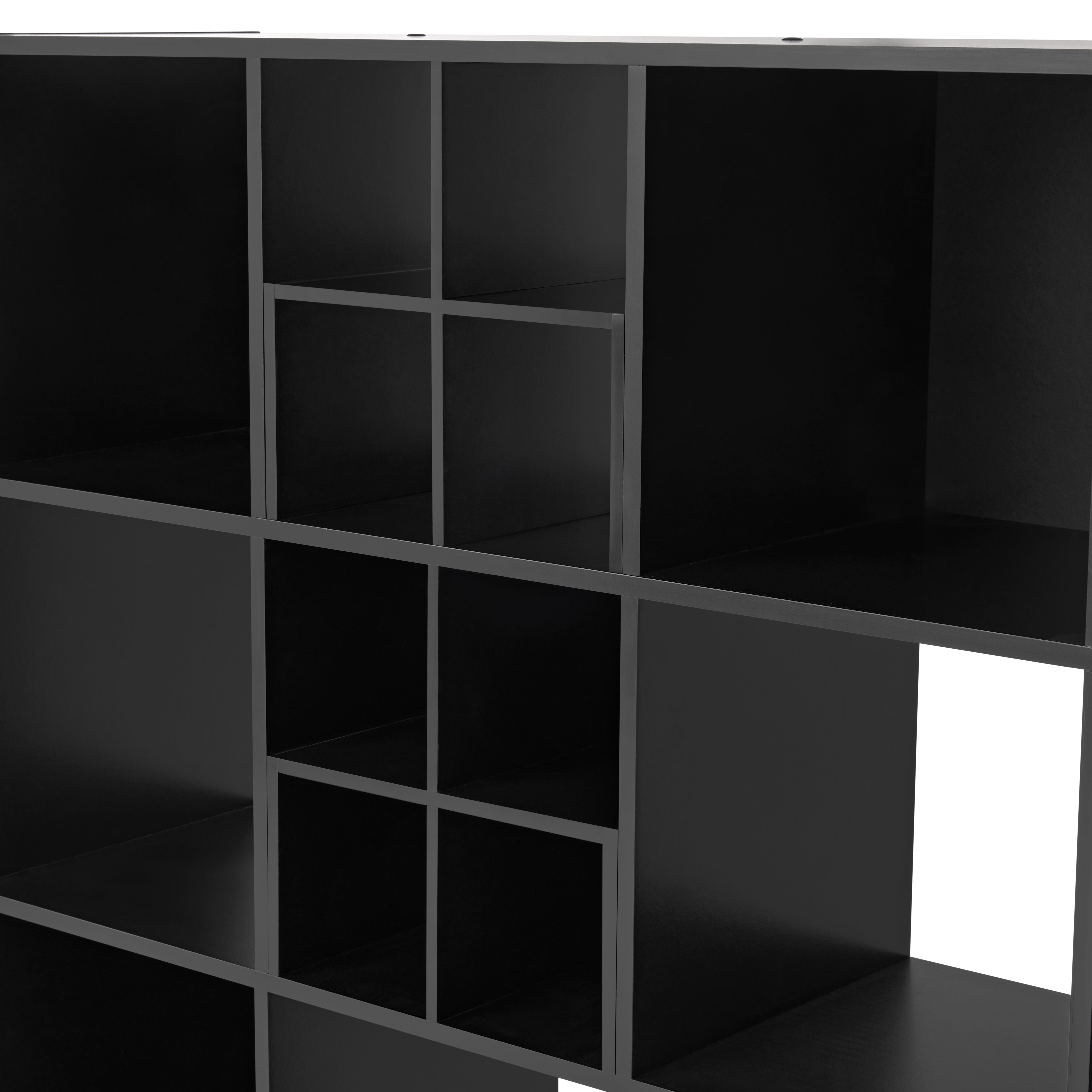 Mainstays Cube Storage Quad Inserts, Set of 2, Black