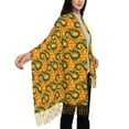 thumbnail image 4 of Zufioo cartoon snake Print Long Plush Tassel Scarf, Winter Shawl Accessories for Women, 4 of 8
