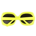thumbnail image 3 of Yellow Neon Square Costume Glasses, 3 of 3