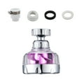 thumbnail image 3 of Faucet Aerator Mixer Fan Sink Extension Washing Bubbler Flexible Detachable Washable Plastic Basin Sprayer Replacement Part Short Type, 3 of 8