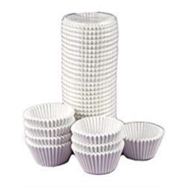 SafePro 4.5-Inch White Oblong ?clair Paper Baking Cups 1000-Piece Case 