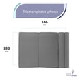 thumbnail image 4 of Funda Extra Sofá Cama Cozy queen size gris, 4 of 5
