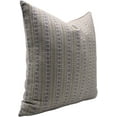 thumbnail image 2 of Handcrafted Hand Block Print Pure Linen Pillow Cover By Fabdivine, 26X26, Ethenic Lehria, 2 of 4