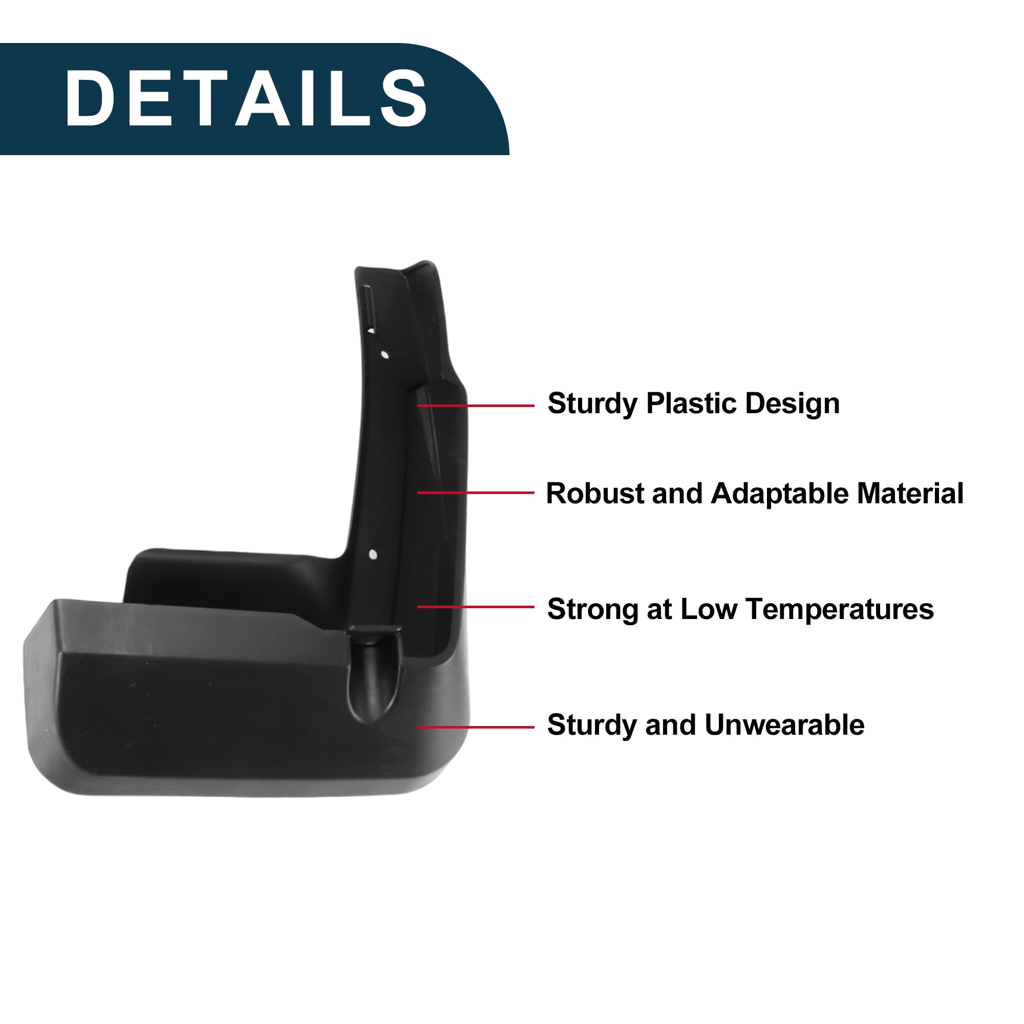Unique Bargains Mud Flaps Splash Guards for Toyota Corolla sports edition 2019-2023 Front & Rear Mud Guards W/Mount Accessories
