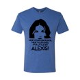 thumbnail image 2 of Hide Your Diamonds Exes from Alexis Quote Pop Culture Mens Premium Tri Blend T-Shirt, Vintage Royal, Medium, 2 of 3