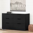 thumbnail image 1 of South Shore Holland 6-Drawer Dresser for Adult, in Black Oak, 1 of 10