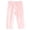 Pink, variant on DJDLJWCJ Baby Girls Wide Leg Joggers Pants Elastic Waist Breathable Ribbed Casual Pants Solid Color Stretch Soft Pants Pink Size 9-12M