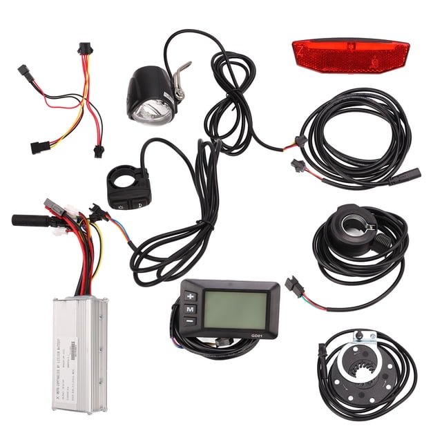 Kit de conversión de bicicleta eléctrica, controlador de bicicleta eléctrica Conversión Kit de controlador de motor de bicicleta eléctrica Controlador de motor Kit de panel LCD Innovación moderna