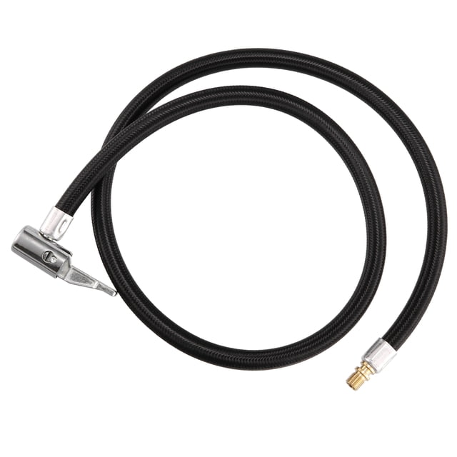 Unique Bargains 80cm 31' Tire Valve Stem Extension Inflator Extender Hose Universal Fit for Car Motorcycle Bicycle