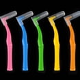 thumbnail image 3 of 20pcs Pcomh-Pull Interdental Brcomh L-type For Orthodontic Braces Micro Soft Brcomh Brackets Cleaning Toothpick, 3 of 6