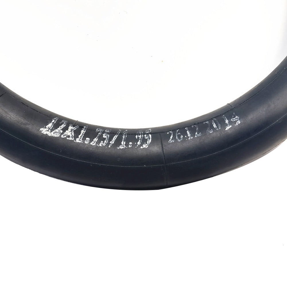 Fancy 12 x 1.75 1.95 Black Inner Tube for Kid Bikes Strollers Electric Bicycle and Scooter Walmart