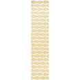 thumbnail image 2 of Unique Loom Outdoor Coastal Collection Area Rug - Pesci (2' 7" x 12' Runner Yellow/Ivory), 2 of 6