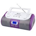thumbnail image 1 of Radio AM/FM portátil HANNLOMAX HX-509R Bluetooth USB/SD Púrpura, 1 of 6