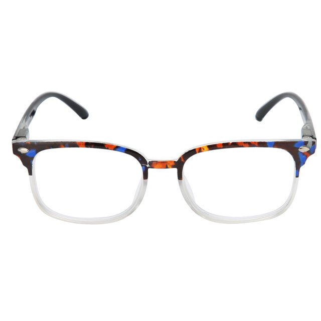 Gafas para personas mayores, montura con estampado de leopardo, gafas de lectura unisex para personas mayores, integración perfecta