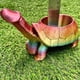 thumbnail image 2 of Maceta decorativa de resina con diseño de tortuga y caracol, regalos de vacaciones coloridos para patio, 2 of 8