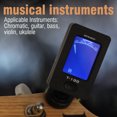 thumbnail image 2 of IRIN T-100 Electronic Clip on Tuner for Chromatic Guitar Bass Violin Ukulele Instrument, 2 of 8