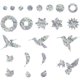 thumbnail image 2 of Pegatina Reflectante Kearding para Ventana Forma Geométrica Animal Transparente 2 Hojas, 2 of 6