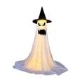 thumbnail image 2 of Fantasma de tela blanca iluminado para decoración de Halloween, ideal para interiores y exteriores. Estilo C, 2 of 9
