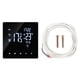 thumbnail image 1 of Termostato de calefacción por suelo radiante, controlador de temperatura de calefacción para el hogar programable con sincronización inteligente, 16A, 4400W, AC90-240V, 1 of 8