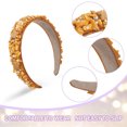 thumbnail image 3 of Diademas para mujer, diadema de personalidad de lujo, diademas de fiesta de diseñador de moda para mujer para fiesta de baile, vacaciones MFZFUKR CPB-CJZ1687-1, 3 of 5