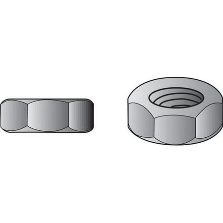 UPC 008236069884 product image for Hillman 150054 0.37 in. SAE Hex Nut in Zinc Plated Steel 100 per Box | upcitemdb.com