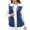 Navy—Coat, variant on BVOFAR Womens Sherpa Lined Vest Fuzzy Fleece Full Zip Jackets Cozy Sleeveless Waistcoat Fall Travel Outwear