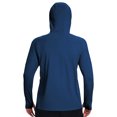 thumbnail image 2 of TRYSIL Men's Athletic Hooded UPF 50+ Sun Protection Long Sleeve Fishing Running Rash Guards Shirts, 2 of 6