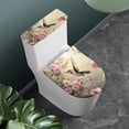 thumbnail image 2 of HELLHERO Adds Holiday Charm for Bathroom Elastic Bottom Bathroom Toilet Cozy Set Fits All Toilet Shapes Stretch Easy to Install, 2 of 8