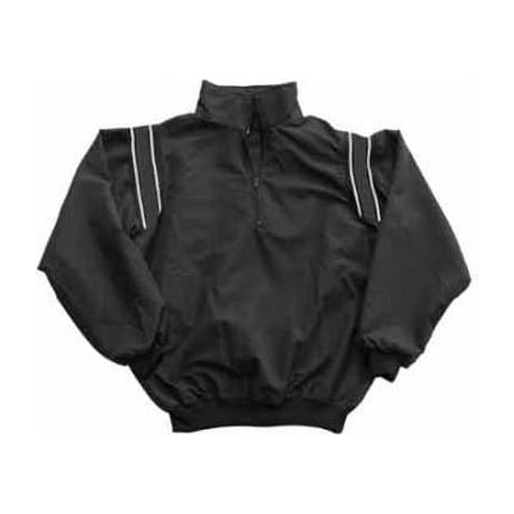 3N2 7200-01-XL Umpire Half-Zip Jacket, Black - Extra Large