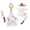 Blood Doctor, variant on Halloween Nurse Goose Outfit for 23 Inch Lawn Goose Statue, Spooky Porch Goose Costume, Fabric Dress for Yard, Lawn, Garden and Patio Decor