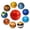 Multicolour2, variant on 10Pcs 2.4In Solar System Outdoor Sports Ball Planet Theme Stress Balls Funny Toy For Party Garden(Multicolour2-6.3Cm)