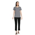thumbnail image 6 of RealSize Women's Embellished Crewneck Tee with Short Sleeves, Sizes XS-3XL, 6 of 6