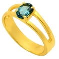 thumbnail image 3 of 18K Gold Over Brass London Blue Topaz Ring s.5 Jewelry RM-1754 TGR1008_F_5, 3 of 6