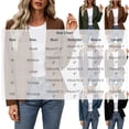 thumbnail image 4 of TGSLY Women's Faux Suede Jackets Fashion Fall Lapel Open Front Cropped Coat Dressy Casual Solid Color Long Sleeve Outwear Jackets XXL, 4 of 10
