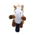 thumbnail image 3 of Funda de madera para palos de golf, equipo de golf, novedad, portátil, práctica, regalo para palos de golf Caballo, 3 of 9