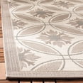 thumbnail image 4 of Safavieh Courtyard Rose Geometric Indoor/Outdoor Area Rug, Beige/Dark Beige, 6'7" x 9'6", 4 of 9