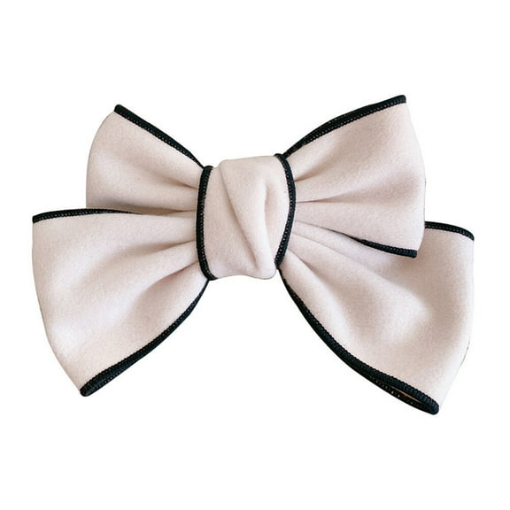 NIAIZEK Girls Plush Bow Tie Hair Clip, Soft Hair Styling Accessory for Daily Use, 1 Piece, Cute and Comfortable