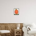 thumbnail image 3 of Stupell Industries Patterned Autumn Botanicals Pumpkin Welcome Sign Graphic Art Black Framed Art Print Wall Art, Design by Annie LaPoint, 3 of 5