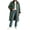 S2531-Army Green, variant on Womens Long Shirt Jacket Corduroy Collar Button Down Mid Long Casual Shacket Trendy Fall Outerwear for Daily Work Office Outdoor Wear S