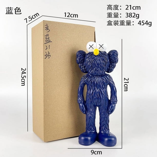 KAWS Barrio Sésamo de pie Internet muñeca de celebridad oso violento muñeca de mano creativa muñeca de dibujos animados decoración adorno grande