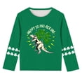 thumbnail image 5 of Blusas y camisas de manga larga con cuello redondo, moda del Día de San Patricio, blusa informal con estampado bonito de manga larga para niños y niñas., 5 of 5