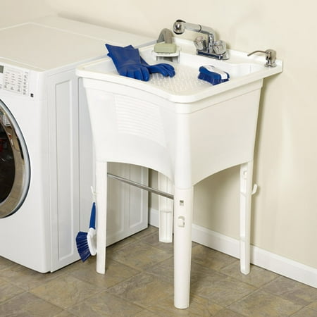 Zenith Products Free-Standing Laundry Tub, 24