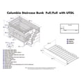 thumbnail image 6 of Columbia Staircase Bunk Bed Full over Full in Multiple Colors and Configurations, 6 of 6