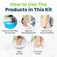 thumbnail image 6 of FootCure Tea Tree Foot Soak & Callus Remover Gel Kit - Remove Calluses with Epsom Salts, Callus Remover Gel for Dry Cracked Heels, 6 of 10