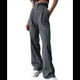 thumbnail image 2 of Pantalones de Traje de Pierna para Mujer, Pantalones Largos Informales de Negocios con Cintura Holgada y Corte Holgado Gris Oscuro L, 2 of 8