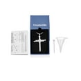 thumbnail image 6 of Stainless Steel Men's Nail Cross Urn Necklaces for Ashes Holder Cremation Jewelry for Ashes Urn Pendants with Chain, 6 of 6