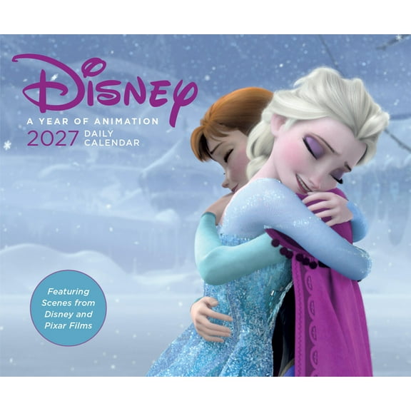 Disney Disney a Year of Animation 2027 Daily Calendar, (Paperback)