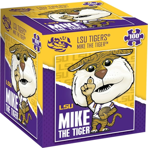 MasterPieces Officially Licensed Mike the Tiger - LSU Tigers Mascot 100 Piece Jigsaw Puzzle