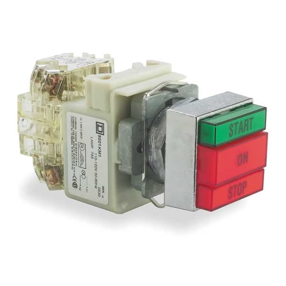 Square D Multihead Operator, 30 mm, 2NO/2NC, Square 9001KXRG117